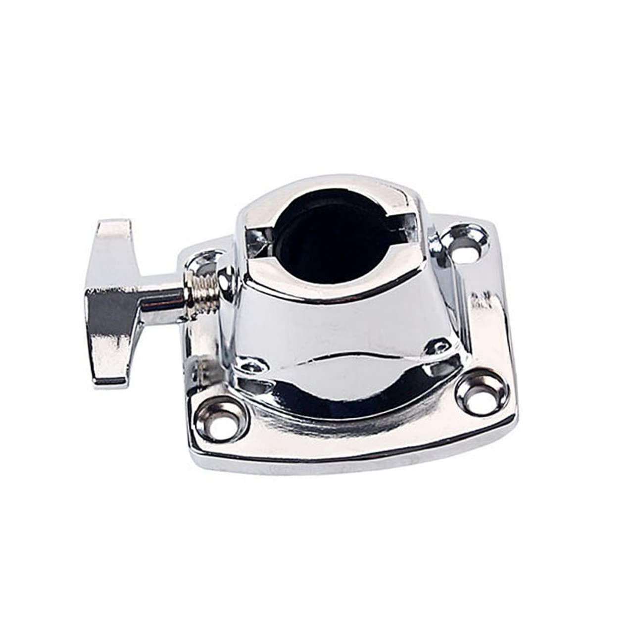 Holibanna Durable Tom Cymbal Holder Clamp Percussion Replacement Accessory for Drum High Grade Material Lightweight Design Compatible with Various Drum Kits Silver