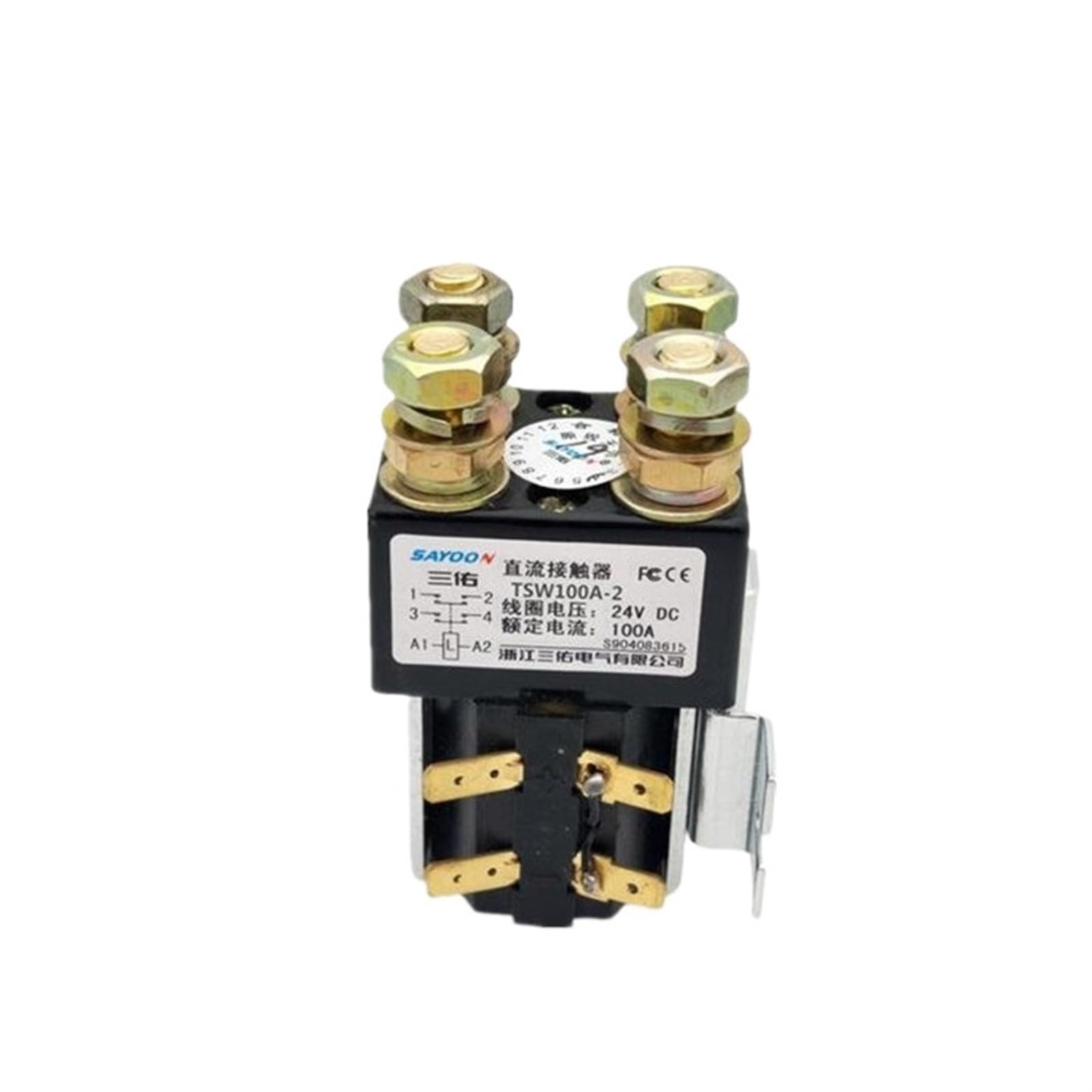 WEUSANXPL TSW100A-2 Two Normally Open DC contactors DC12V24V36V48V60V(DC 72V)