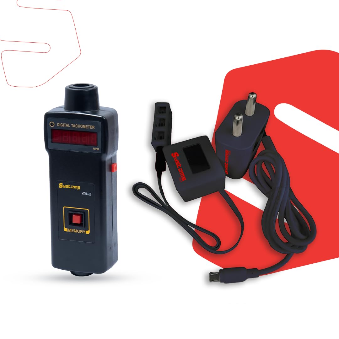 HTM-560 Non-Contact Digital Tachometer (HTM-560 Non-Contact Digital Tachometer + TS-200 Temperature sensor with IoT)