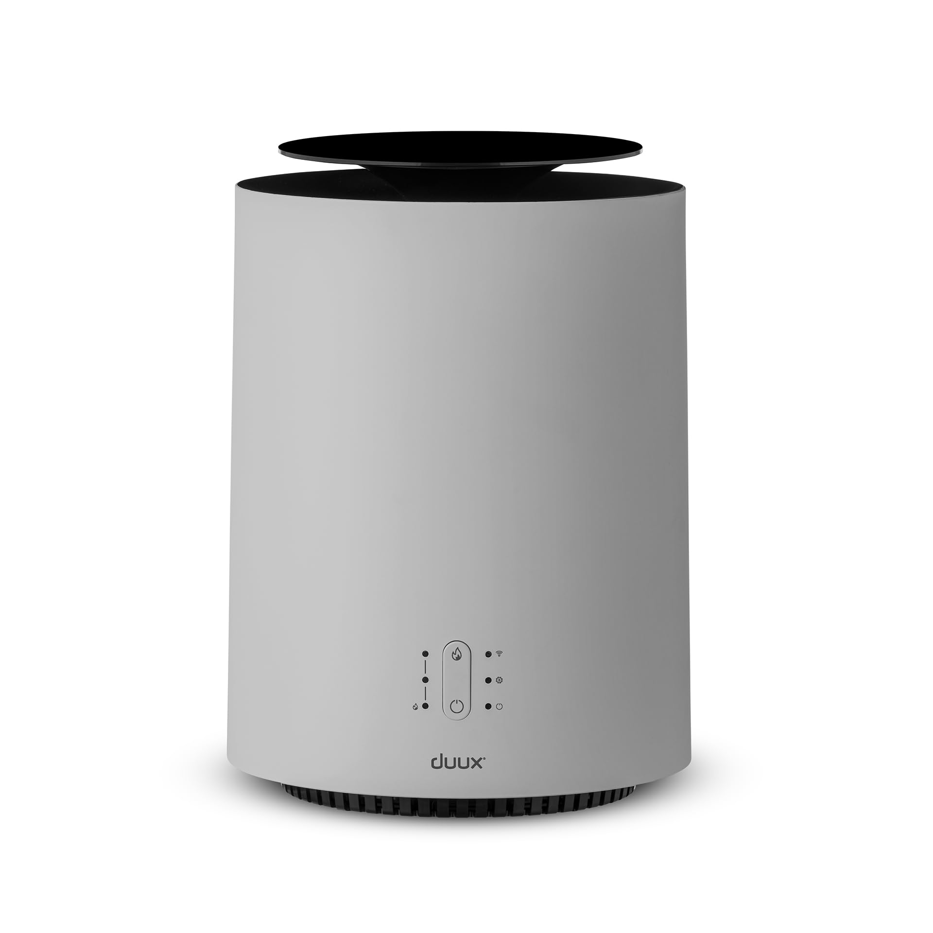 DuuxThreesixty 2 Electric Heater, Smart Heater, Light Grey, Multi-Direction Fan Ceramic Heater, 1800W Energy Efficient Heater, Overheat & Tip Over Protection, 30m² Rooms, Alexa & Google Assistant