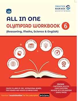 Paperback All in One Olympiad Workbook for Reasoning, Maths, Science & English - Class 6 Book