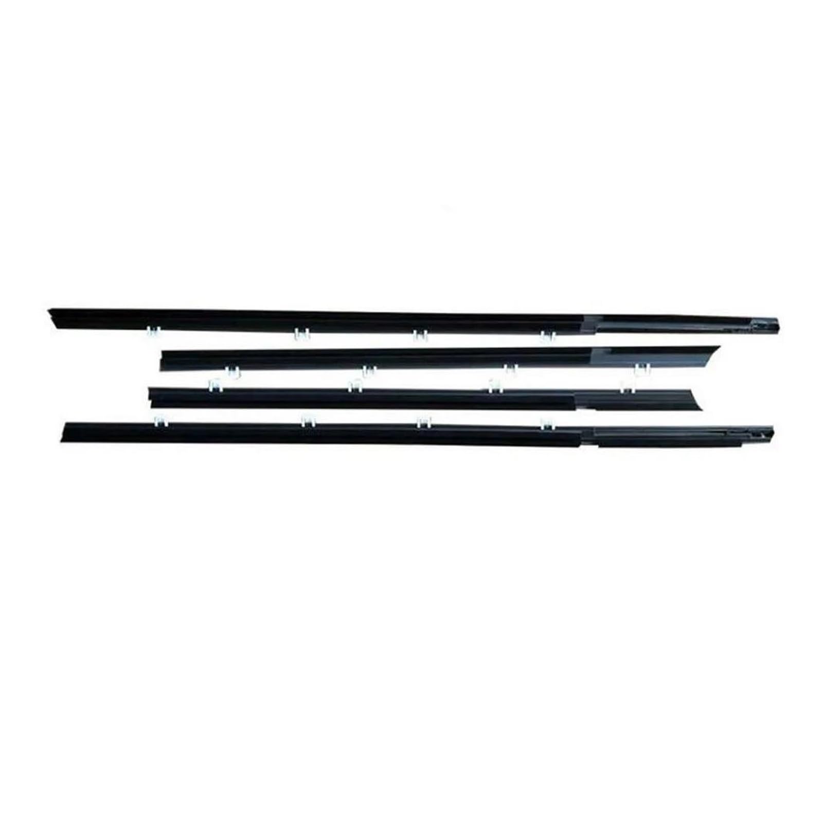 Jbpihzt One Color For Civic 9Th 2012 2013 2014 2015 4Pcs Car Weatherstrip Window Moulding Trim Seal Belt Exterior Styling