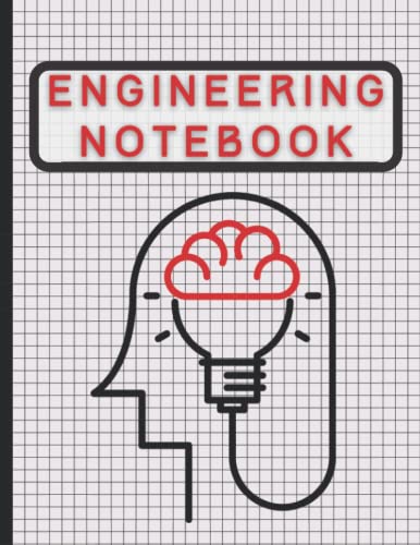 Minded Designs Logo Engineering Notebook: Graph Paper, Quad Ruled,120 Sheets, Work Home School Lab Supplies for Engineers Designers Architects v25