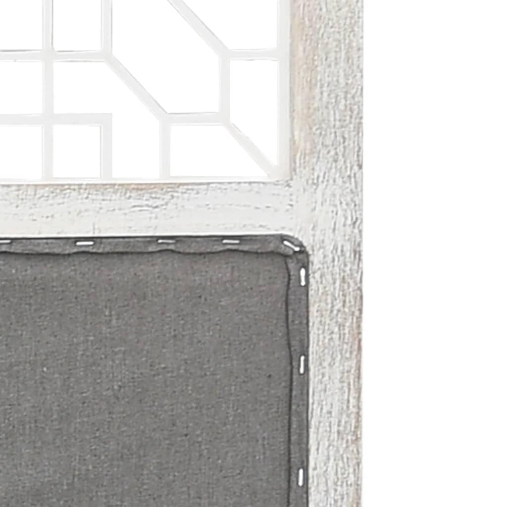 Mangloder - Paravento divisorio, 6 pezzi, 210 x 165 cm, in tessuto con legno di paulonia e MDF, autoportante, pieghevole, pieghevole, per la privacy, decorazione della stanza, camera da letto