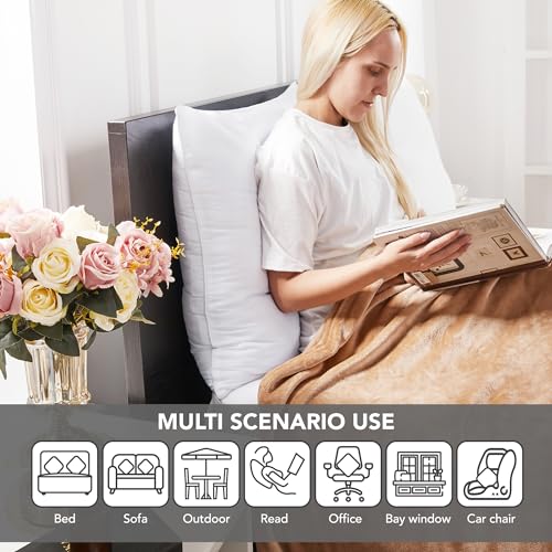 Deconovo USCS15765D-S316 2 Pack 16X16 Pillow Inserts, Square Pillow Sham Stuffer, Decorative Indoor Outdoor Throw Pillow Inserts/Fillers thumb #5