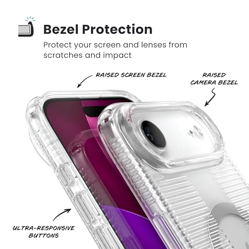 Image of Speck GEMSHELL Grip +MS Case for iPhone 17 Air - Clear /Clear | Slim Protective Grip | Drop Protection | MagSafe Compatible