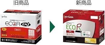 GSユアサ 355 LN1 ECO.R 国産車専用バッテリー GS YUASA カーバッテリー ENJシリーズ ECO．R(エコ．アール) ENJ