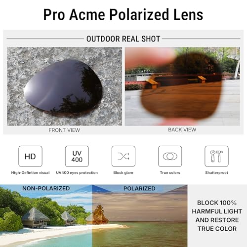Image of Pro Acme Aviator Sunglasses for Men Women Classic Polarized UV400 Protection