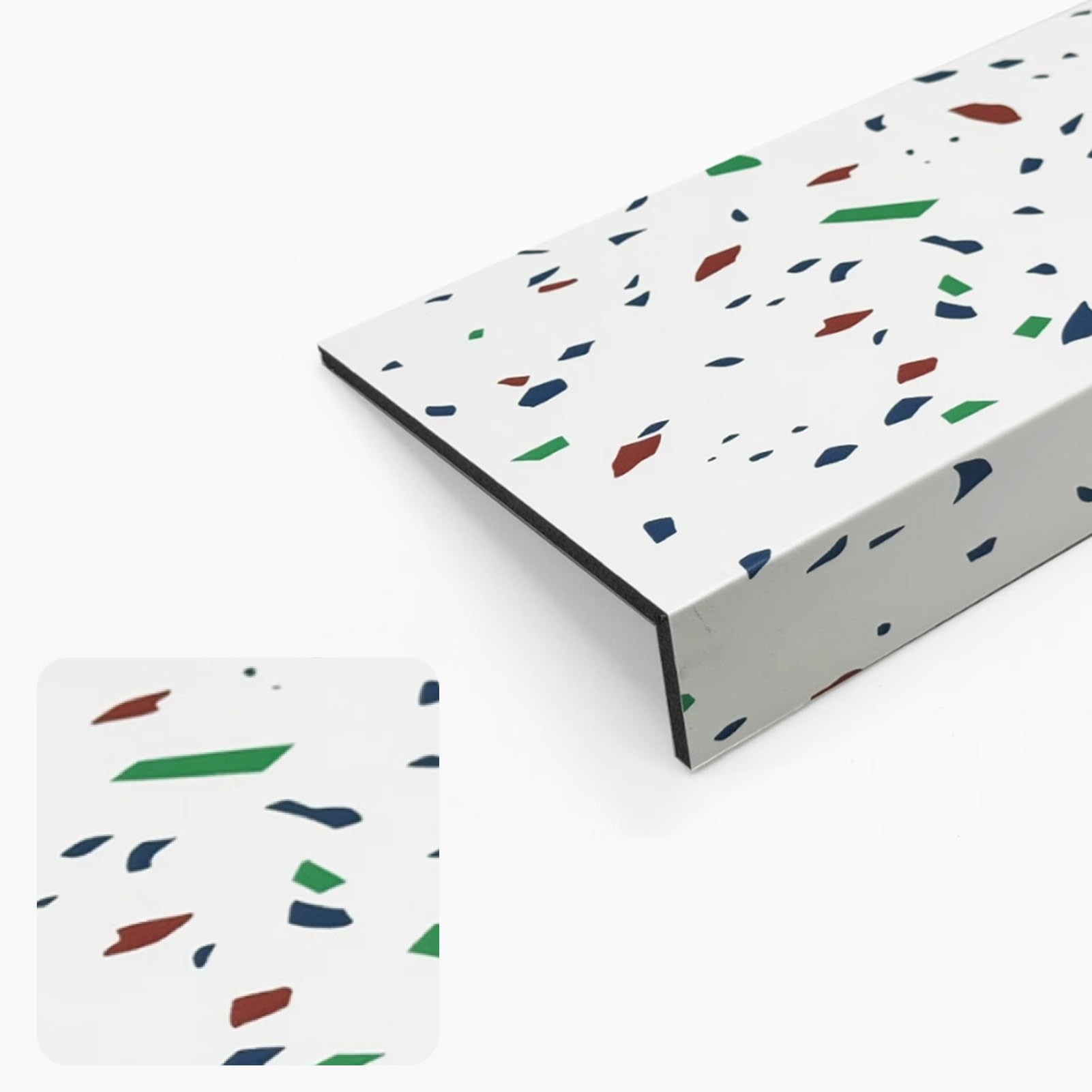 Pannello di copertura per davanzale in acrilico per camera da letto/ufficio moderno decorativo per davanzale delle finestre con naso resistente e personalizzato (80 x 10 cm)