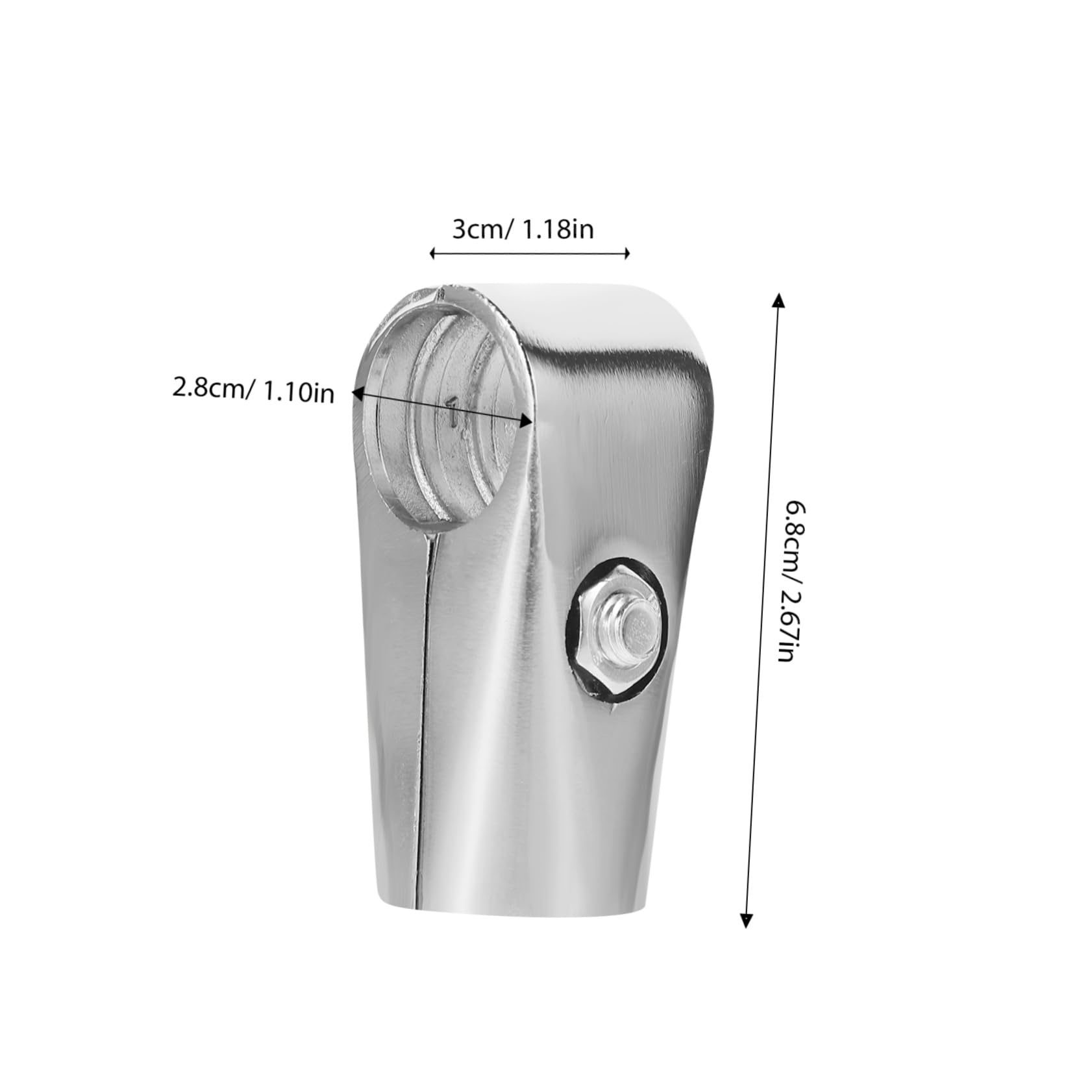 Parliky 4pcs Clothes Rack Connectors Clothes Drying Rack Joints Heavy Duty Rod Clamps for Tubes and Versatile Fitting for Home Use