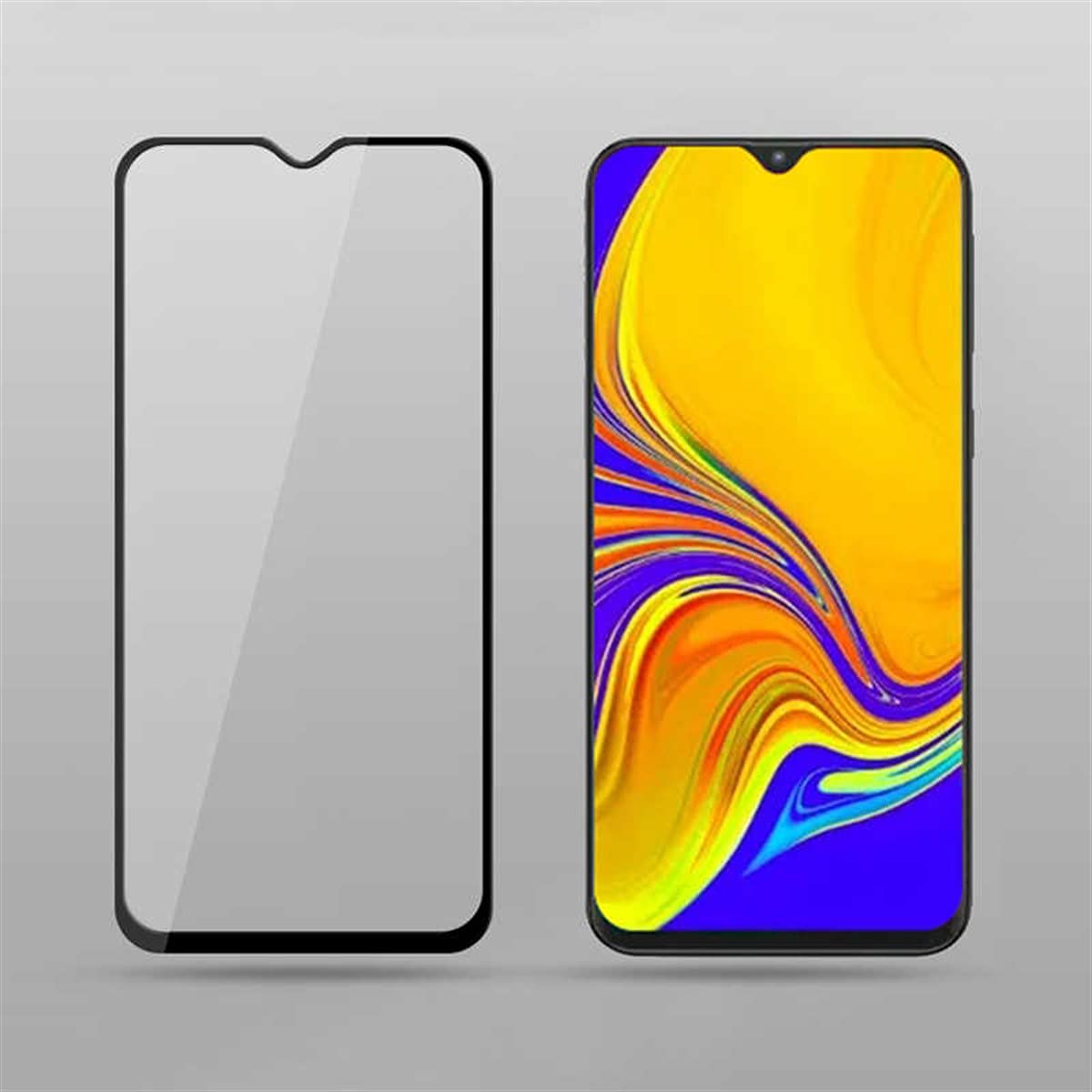 Zore 22554 Huawei Y7 Prime 2019 Kenarları Kırılmaya Dayanıklı Cam Ekran Koruyucu