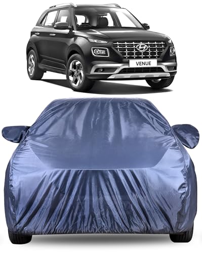 Image of Autofact Premium Car Cover for Venue 2019-2024 | All Weather Water-Resistant Full Body Car Cover | Light-Weight Triple-Stitched Outdoor Shield with UV Protection, Dustproof & Heat-Resistant