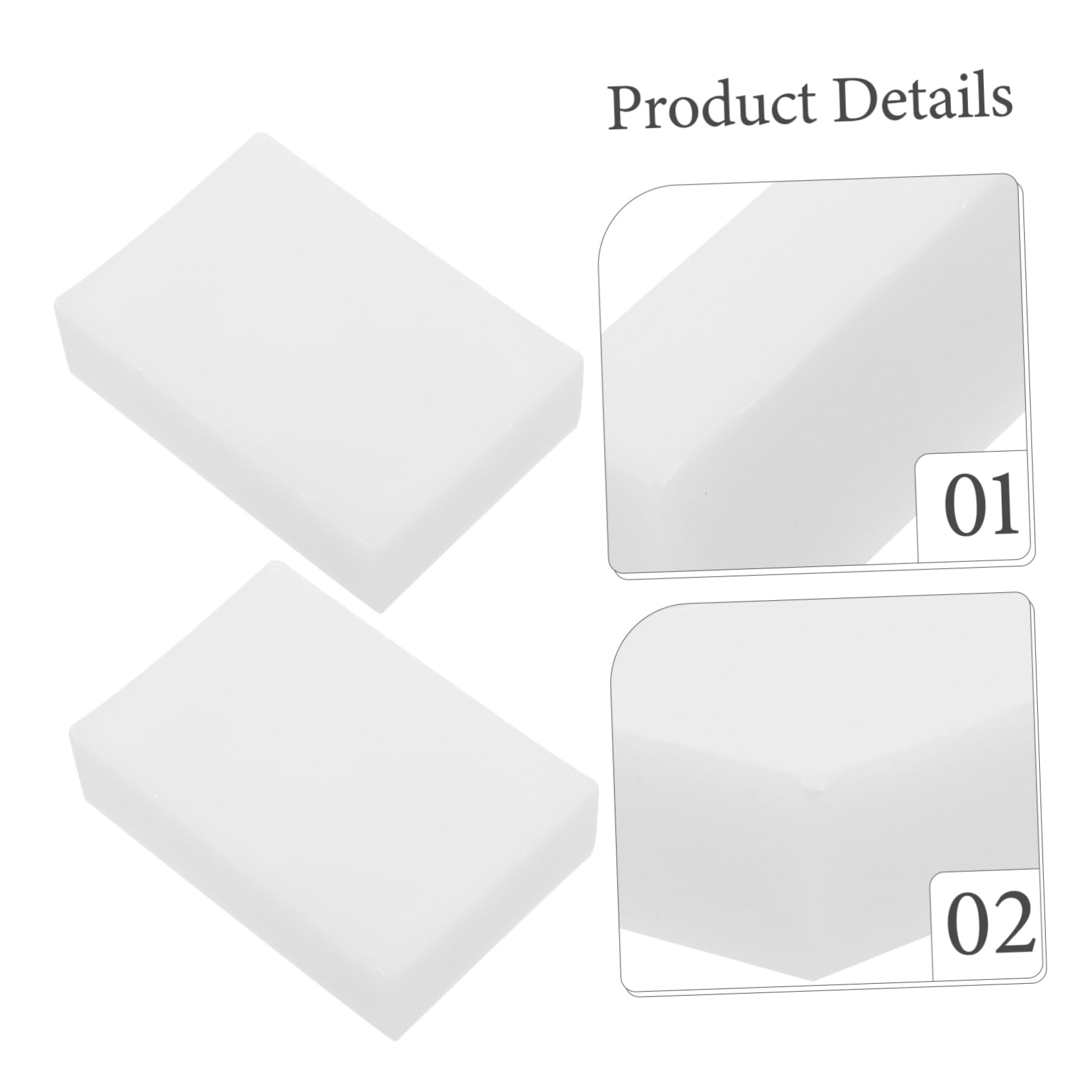 Mipcase Kit De Cire De Snowboard Pratique 5 Pièces Cire De Skateboard Tout-en-Un pour Le Sport