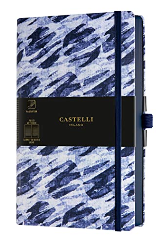 Castelli Milano - Cuaderno Cuarto Horizontal Shibori Bubbles En Oferta Carnet Shibori Grand Format Ligne Bubbles