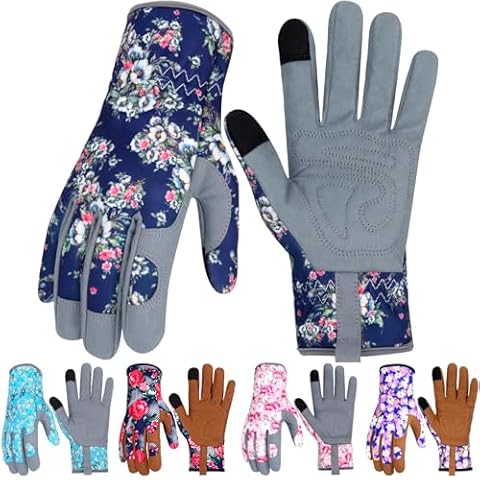 MERTURN Leather Gardening Gloves for Women Cover