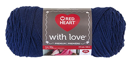 Red Heart With Love Yarn, Navy (E400.1801)