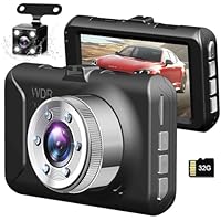 1296P Full HD Front and Rear Dual Dash Camera only .90: eDeal Info