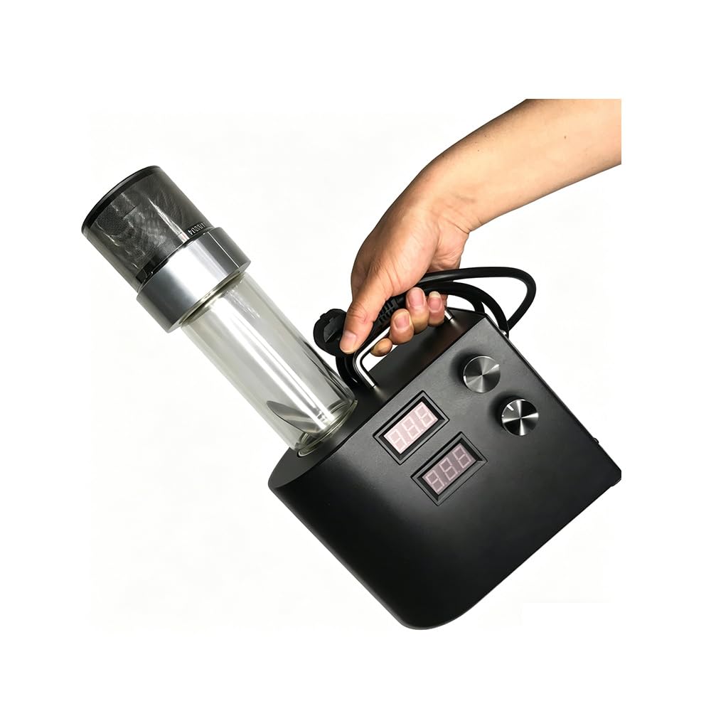 Heißluft-Kaffeeröster 220 V – 50 g kleine Charge, Bohnenröster für Zuhause, mit Dual-Parameter-Steuerung für Probentests und Frischbraten
