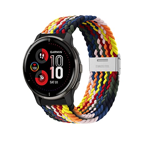 Niboow 20mm Strap for Garmin Venu Sq 2/Venu Sq 2 Music/Venu Sq/Venu Sq Music/Venu 2 Plus