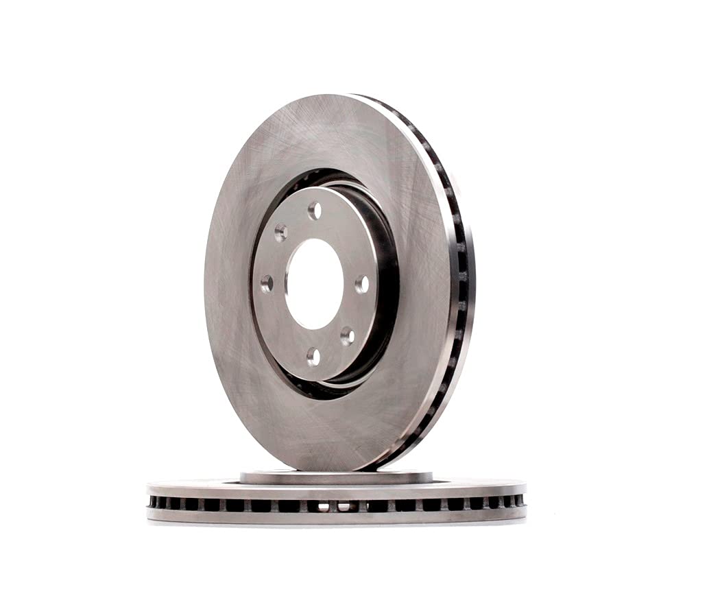 RIDEX 82B0022 2x Disco de freno Delantero sin tornillos Compatible con PEUGEOT 2008 I A94, CU