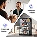 Superlong 55PT Magnetic Card Holder, 15 Pcs Upgraded One Touch Card Holders with U-V Protection, Hard Plastic Display Case with 2 Magnets Fit for Sport Game Trading Baseball Football Collect Storage
