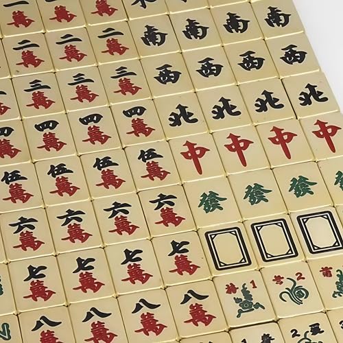 Mahjong Tile Set FENGSHUI-CAISHEN de Latón miniatura 3