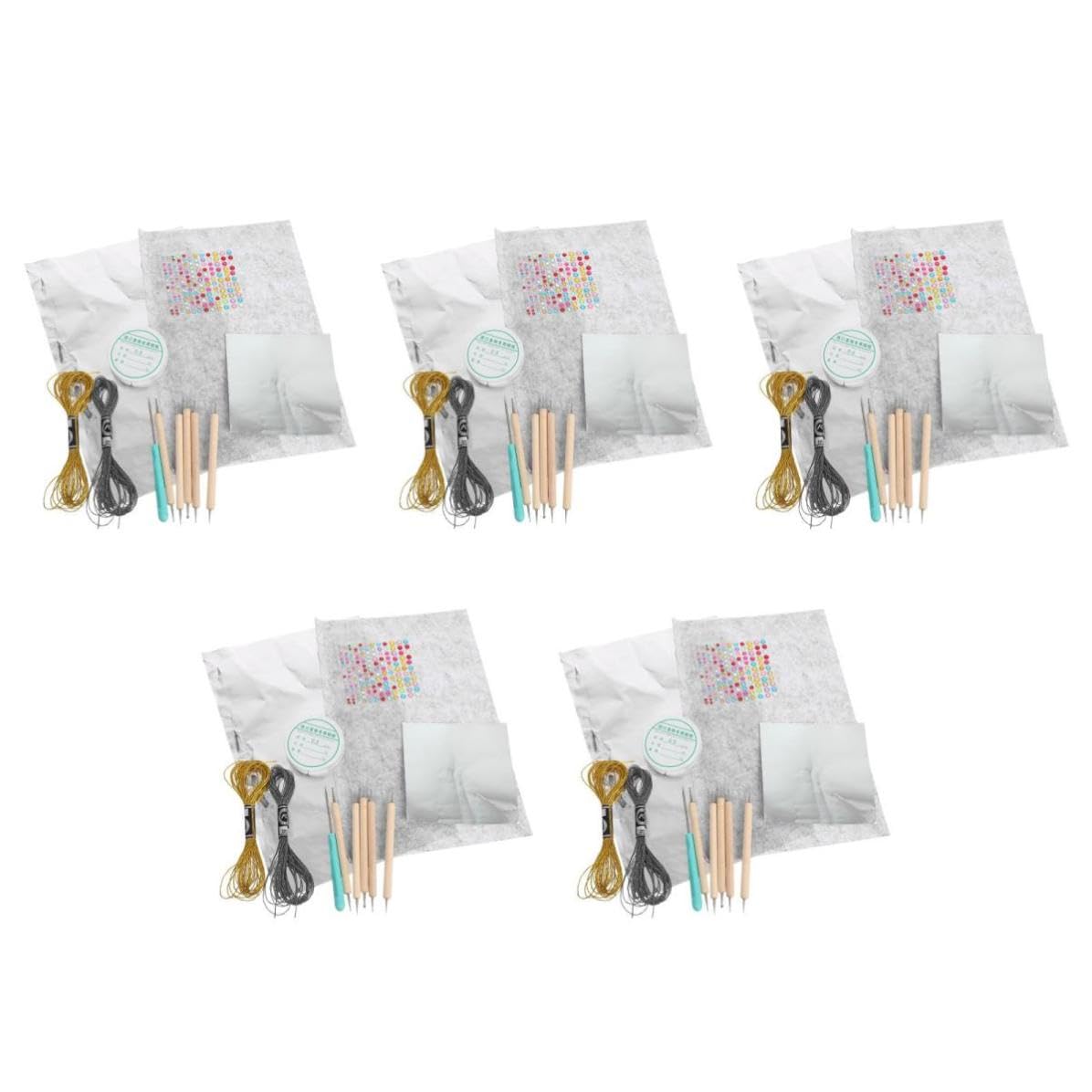 FRCOLOR 5 Sets Goldpapier zum Malen 70 Mikrometer für Bastelprojekte und