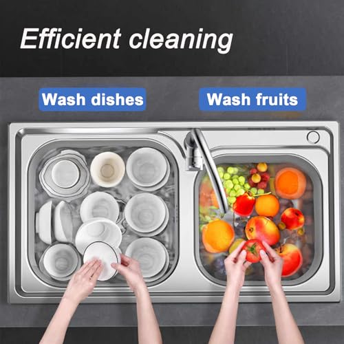 Évier de cuisine double cuve en acier inoxydable encastrable avec robinet