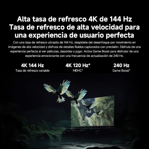 Miniatura 6 de XIAOMI TV S Mini 55", Diseño sin Bordes, Google TV, QD-Mini LED, 1200 nits de Brillo máximo, Alta tasa de refresco 4K de 144 H,Ultra Fluido para Gaming, Dolby Vision IQ & Dolby Atmos,Google Assistant