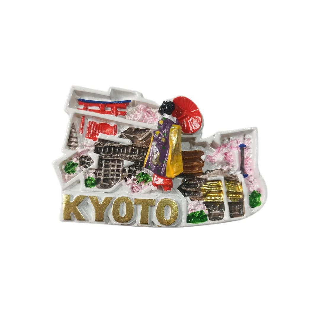 Kyoto Giappone 3D frigorifero magnete adesivo turistico