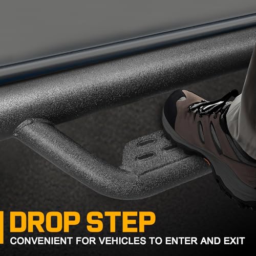 Estribos laterales para Chevy Silverado 2019-2026 acero carbono miniatura 5
