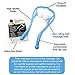 Portable Head Hammock for Neck & Shoulder Pain Relief with Bonus Pressure Point Massager - Cervical Traction and Stretcher Device + Self Massager | Office Workers, Drivers, computer/smart phone users
