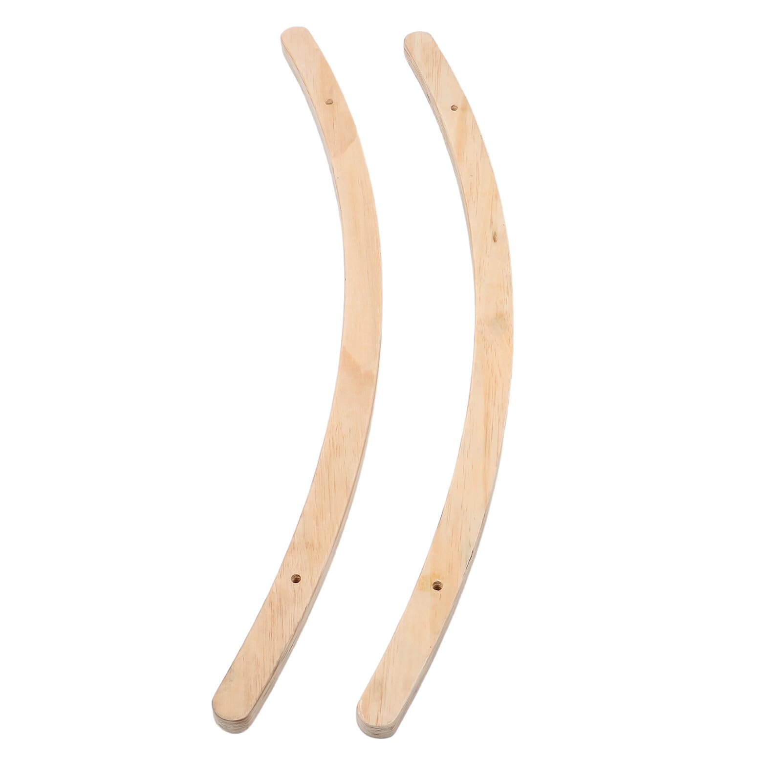 WOONEKY Patas de Madera Curvadas para Mecedora, Repuesto Resistente de Estilo Vintage, Instalación Fácil para Salón y Balcón