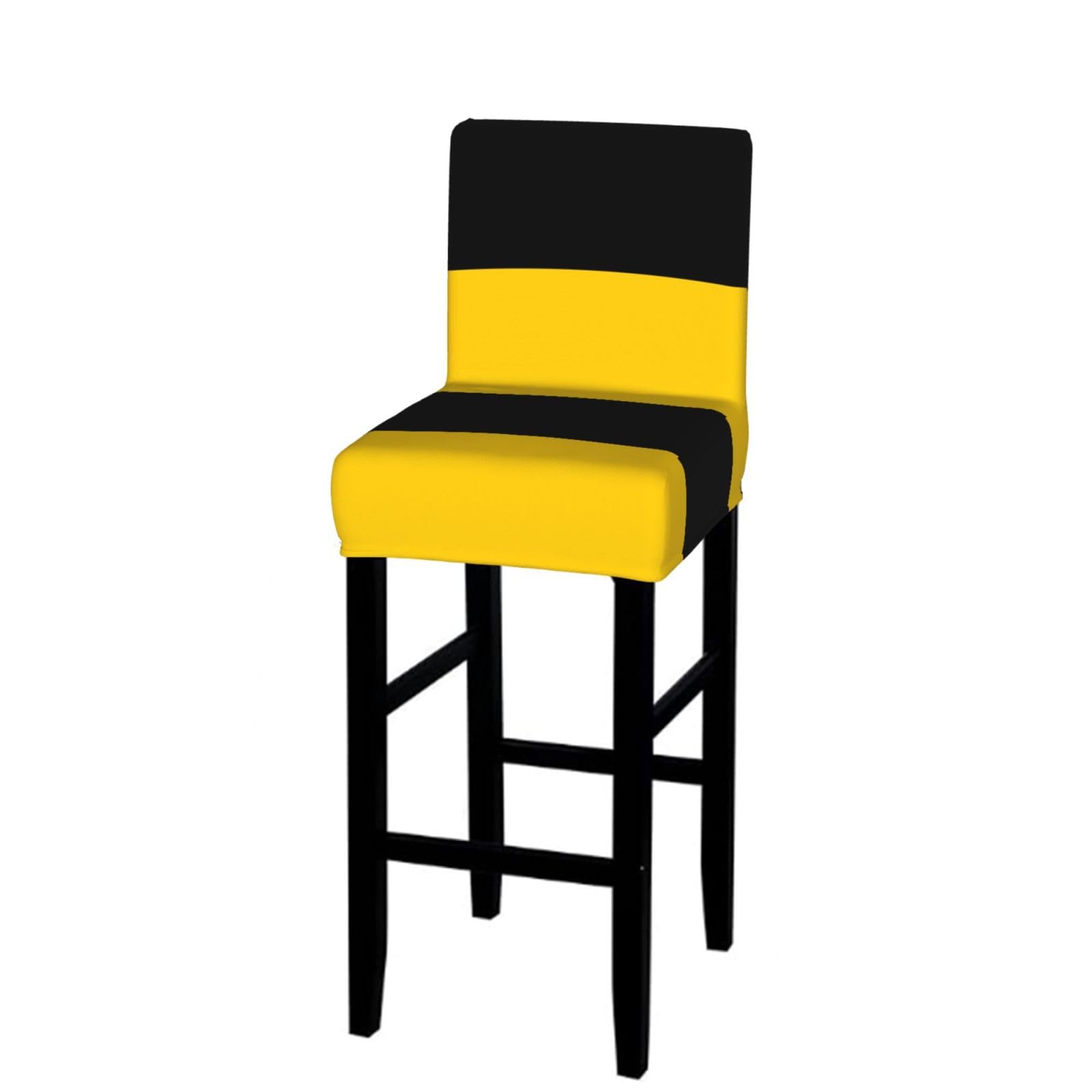 Flag of Saxony-Anhalt Bar Stool Cover-Stretchy Chair Slipcover for Kitchen