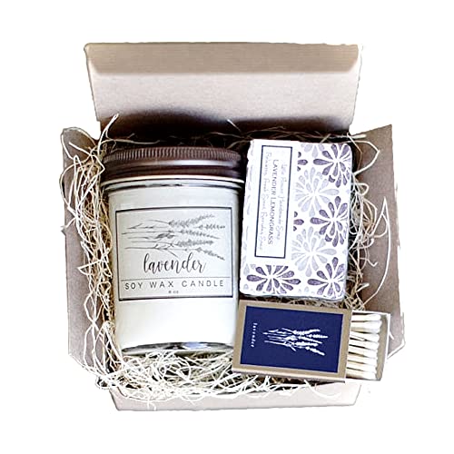 Handmade Soap and Candle Gift Set - Wonderful Birthday Gift Idea