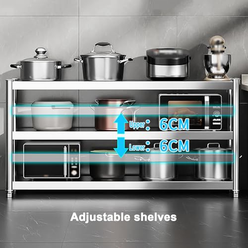 Mesa de preparación de acero inoxidable como isla de cocina central 8