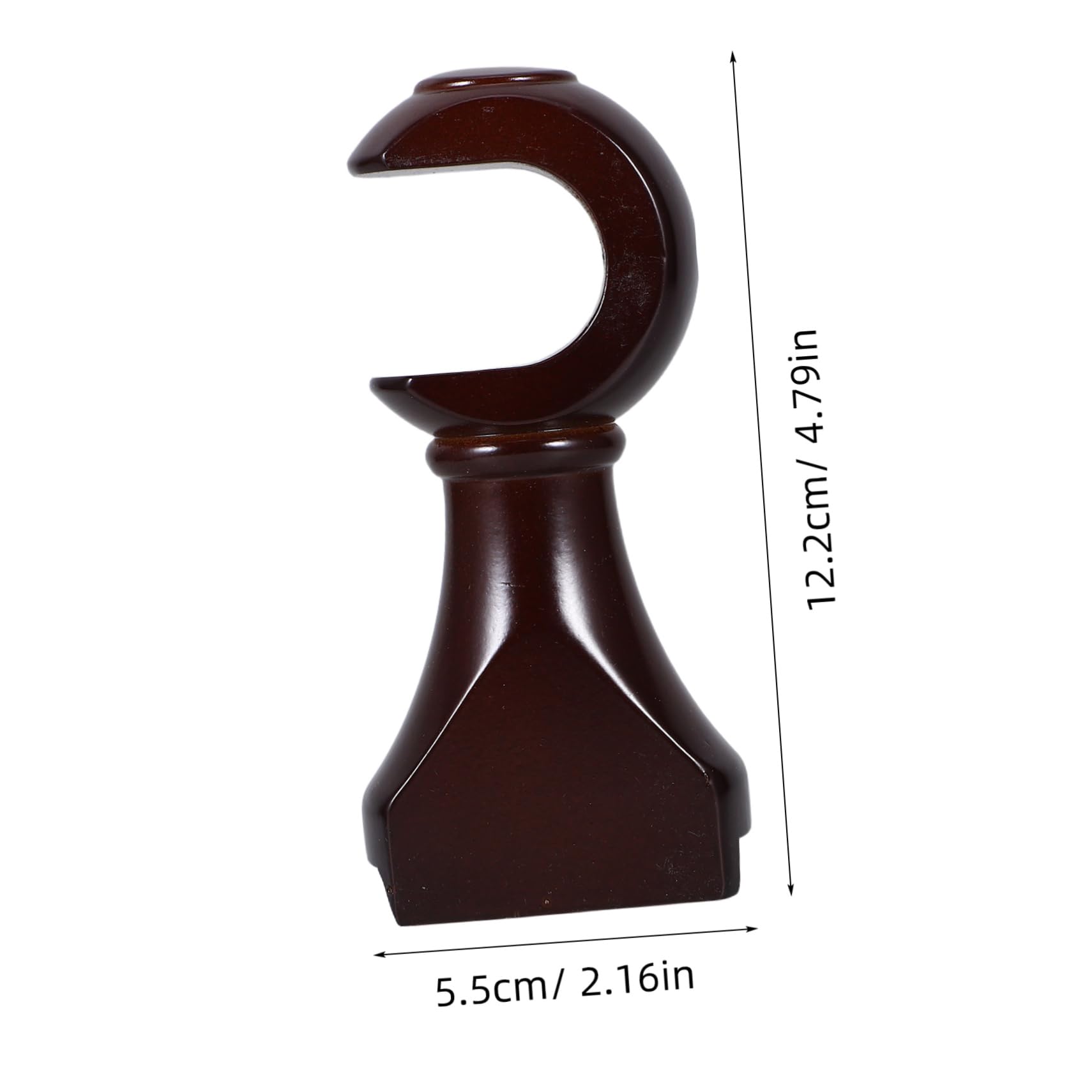 2pcs Heavy Duty Curtain Rod Brackets Sturdy Single Holder Support for Drapery Deep for Living Room Bedroom and Kitchen Decor