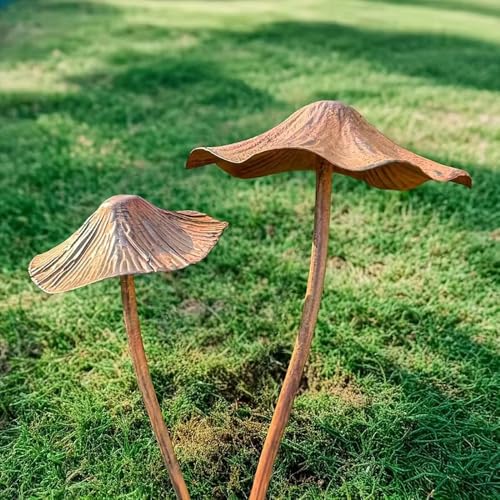 JACKANNA Pilzform Gartenstecker für den Außenbereich,...