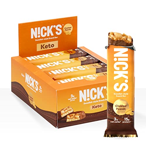 Nick's Keto Sampler Pack Protein Bars, Keto Friendly Snack Bars, No
