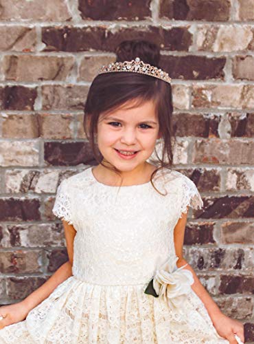 SWEETV Trouwtiara's en kronen met zijkam, Strass Bruids Kroon Prinses Tiara Sieraden Hoofddeksels voor Vrouwen en Meisjes - Image 5