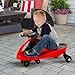 Wiggle Car - Ride on Toy for Ages 3 and Up - Toddler Ride on Toys with no Batteries, Gears, or Pedals Just Twist, Wiggle, and Go by Lil’ Rider (Red)