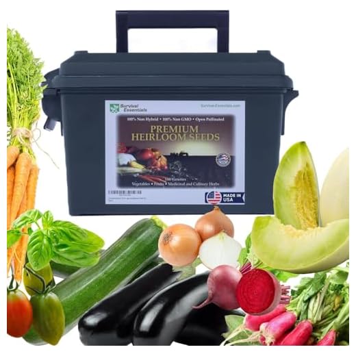 Non-GMO Heirloom Survival Seed Vault