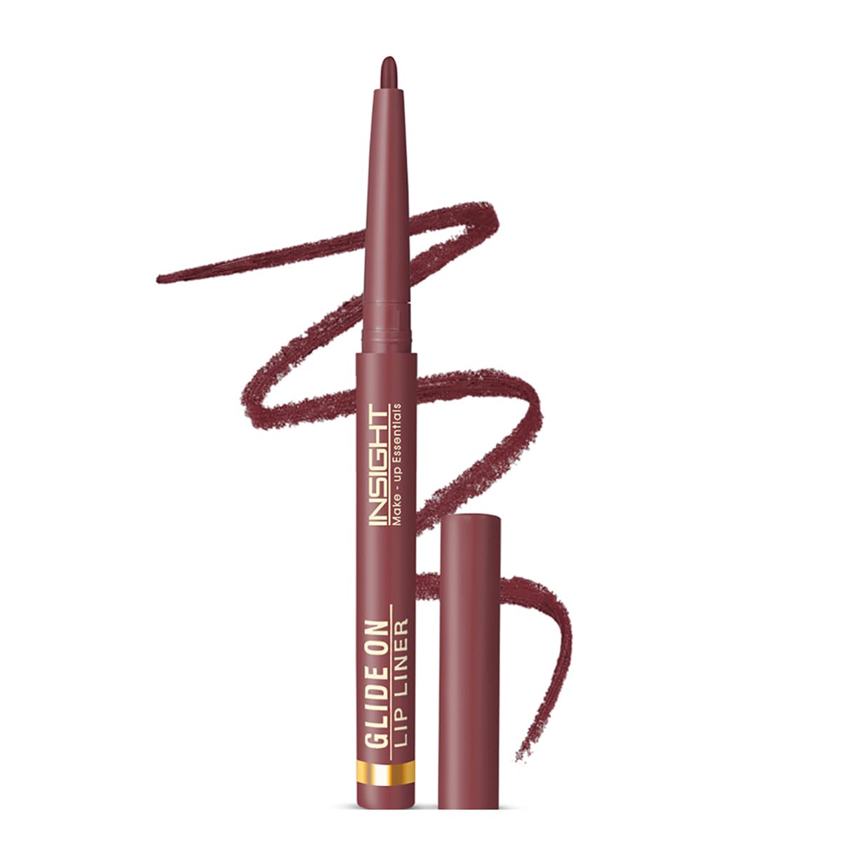 Insight Cosmetics Glide On Lip Liner | One Swipe Smooth Application | Long Lasting Lip Pencil,0.3 gm,18-picture-32