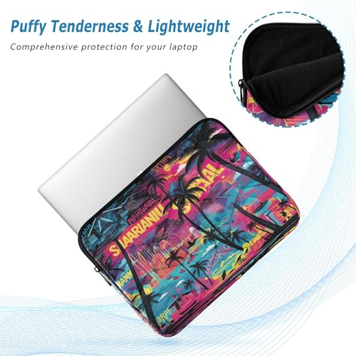 Funda para portátil de 13-14 pulgadas con patrón hawaiano miniatura 5