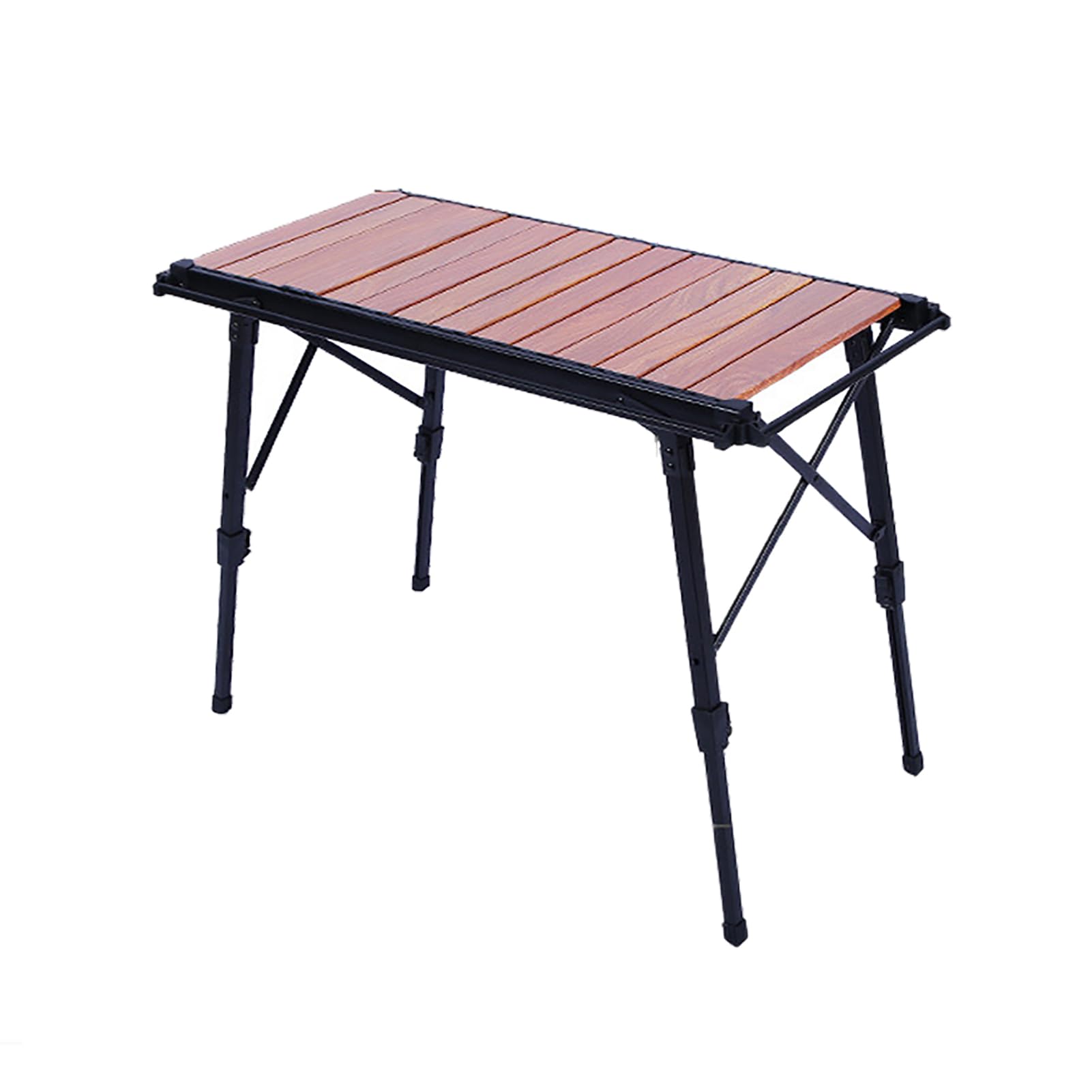 Tavolo da Campeggio Pieghevole 89x45x43cm, Tavolino Portatile Ripiegabile con Borsa, Tavolo da Campeggio Regolabile in Altezza, Salvaspazio da Trasporto, per Spiaggia, Giardino, Balcone