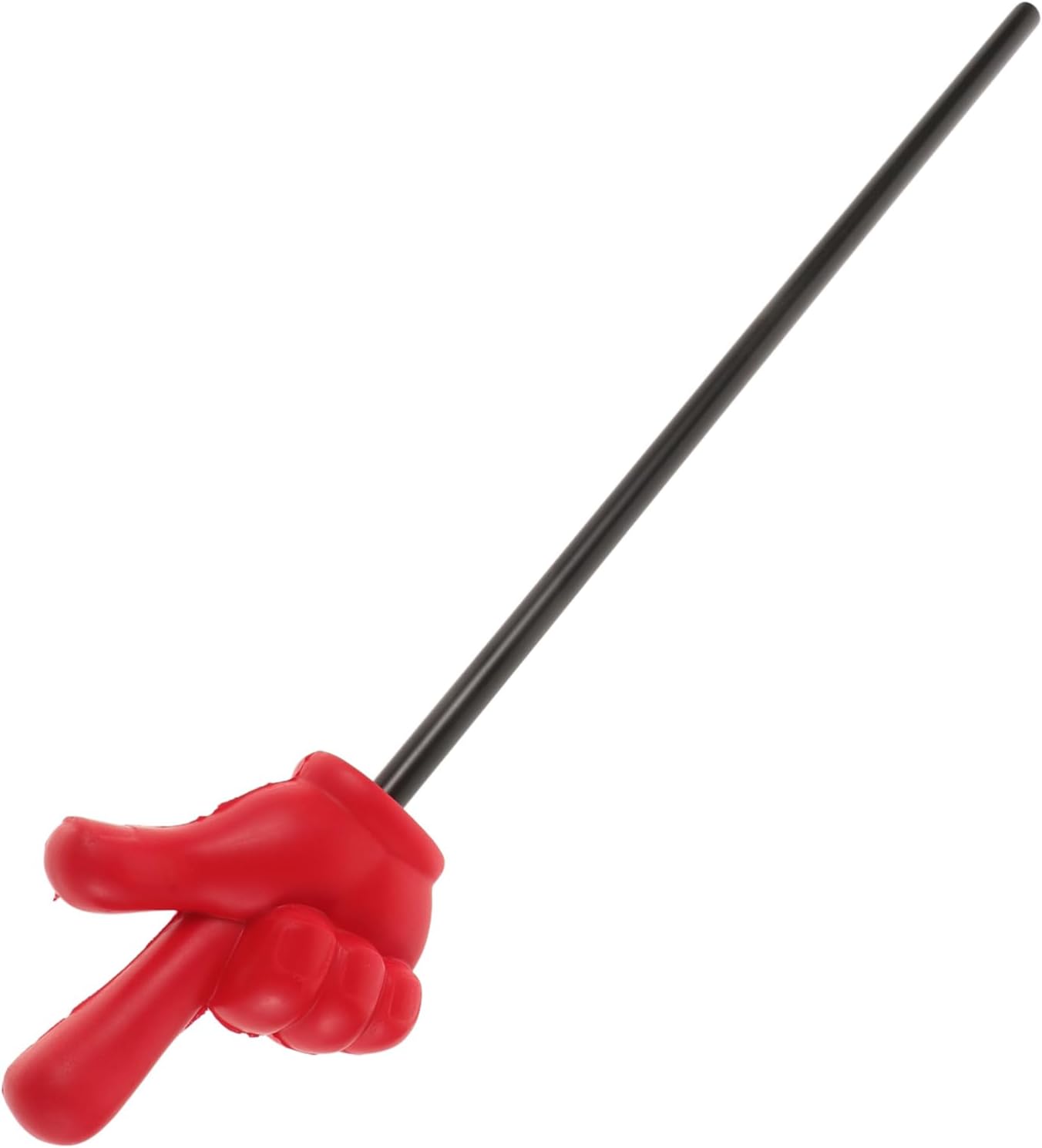 ORFOFE Gesture Stick Mini Hand Pointers Handheld Presentation Pointer Talking Pointer Sticks Pointer Stick for Classroom Teacher Pointing Stick Teaching Pointer Gesture Rod Red Plastic