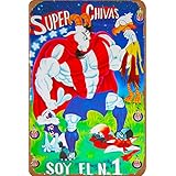 Muroanmi ビンテージ風レプリカグアダラハラメキシコスーパーシーバスサッカーワールドカップ旅行広告プリントレトロブリキプラークポスター8X12インチ