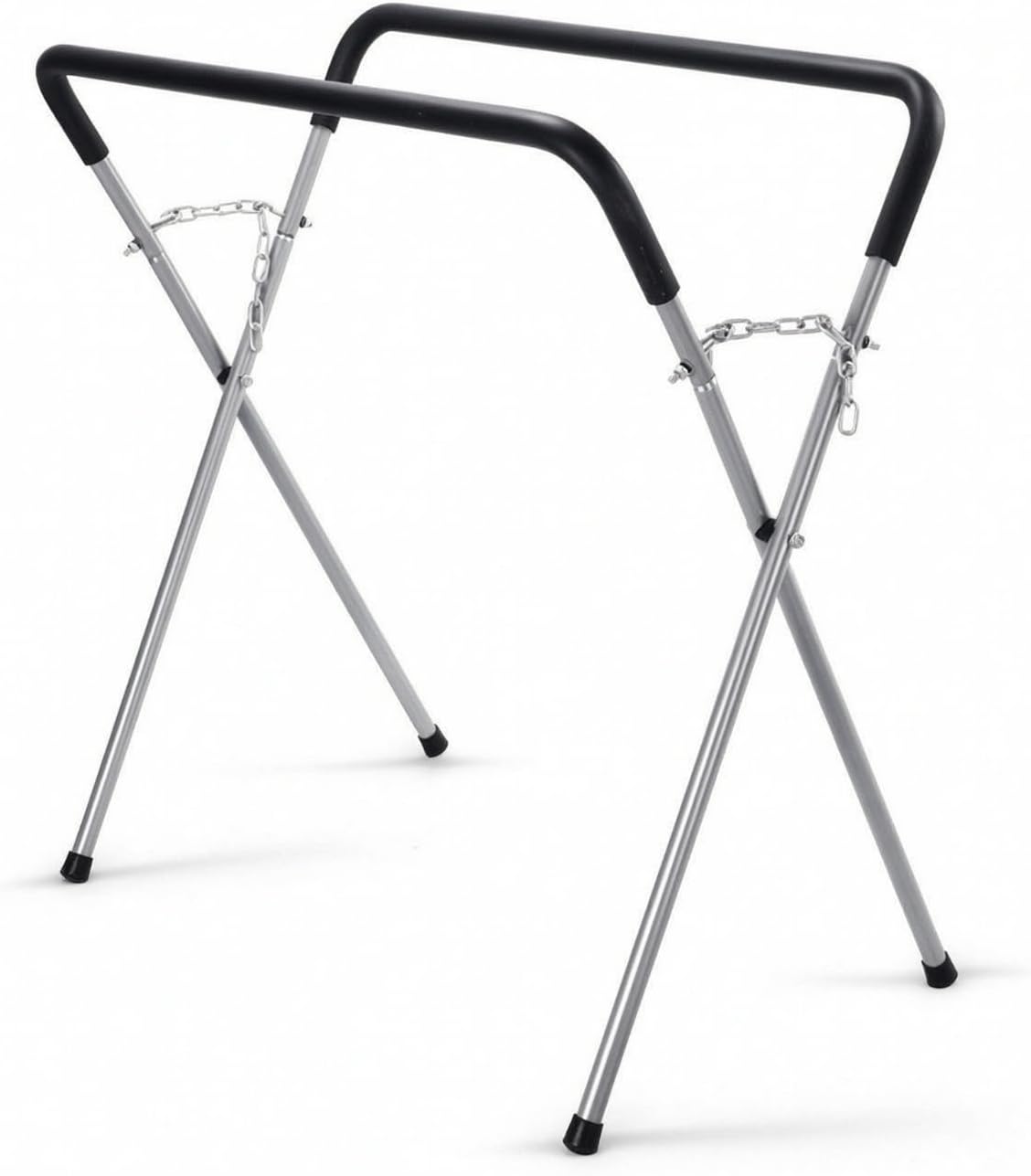 Automobile Repair Support Foldable Stand Paint Stand Panel Holder With Padded Rails Metal Frame Adjustable Chains Space Saving Design suitable for garages home workshops