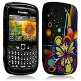  Seluxion – Carcasa de Gel para BlackBerry Curve 8520, diseño de mariposa
