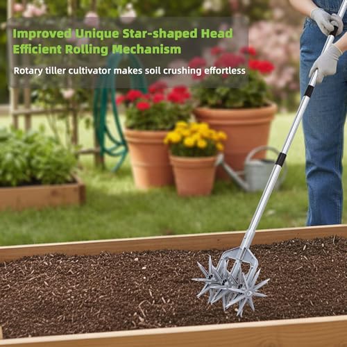 KLDOLLAR Adjustable Hand Tiller